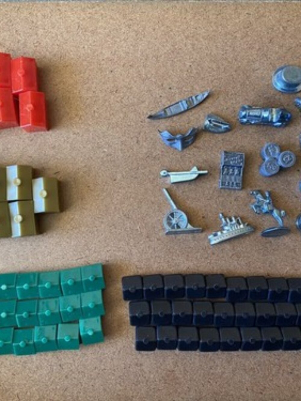 Monopoly LOT / Las Vegas / Normal Replacement Player Pieces Houses ALL DIFFERENT